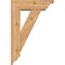 Ekena Millwork Traditional Traditional Smooth Bracket w/ Offset Brace, Western Red Cedar, 5 1/2"W x 16"D x 24"H BKT0604X16X24TRA01SWR - alternate 2